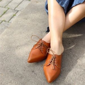 Fortress Sandra Mule in Caramel